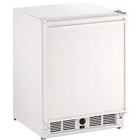 Frost-Free Refrigerator/Ice Maker Combo Model - White Cabinet with White Door