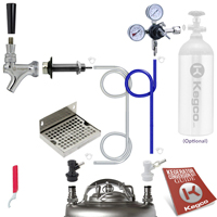 Deluxe Homebrew DIY Kegerator Refrigerator Conversion Kit