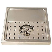 Stainless Steel Rinser Drain Drip Tray - 15 3/4
