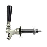 Chrome Beer Faucet with Brass Lever