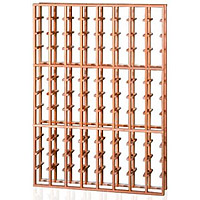 Redrack 8 Column 96 Individual Bottle Redwood Modular Wine Rack