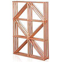 Redrack 120 Bottle Redwood Diamond Bin Modular Wine Rack