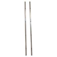 Floor to Ceilng Mounted Backer - Chrome Finish