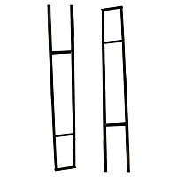 FCF-HD-COPPER Floor-To-Ceiling Mounted Frame - Copper Finish