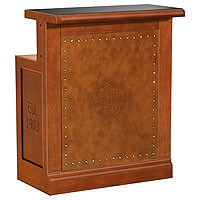 Bar & Shield Flames Bar Return - Heritage Brown