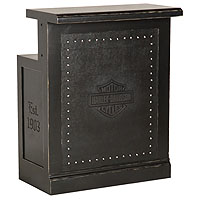 Bar & Shield Flames Bar Return - Vintage Black
