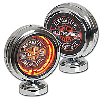 Oil Can Table Top Neon Clock