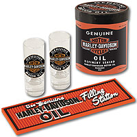 Oil Can Shot Glass Gift Set