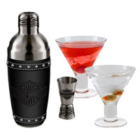 Harley-Davidson Martini Glass Set