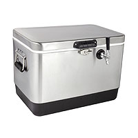 Kegco 50 Liter Single Tap Stainless Steel Jockey Box