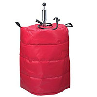Red Vinyl Keg Jacket