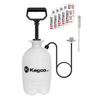 1 Gallon Hand Pump Pressurized Kegerator Cleaning Kit w/No-Rinse Cleaner