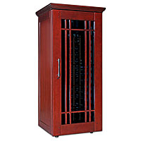 Mission 1400 172-Bottle Wine Cellar - Classic Cherry Finish