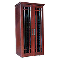 Mission 2400 286 -Bottle Wine Cabinet - Classic Cherry Finish