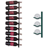 Vintage View MAG1-COPPER - 9 Magnum / Champagne Bottle Wine Rack - Copper Finish