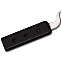 Lock ring removal knife for drop-in keg valves