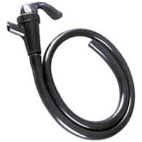 Party Faucet with Attached 2 Feet of Black Beer Line