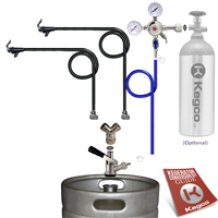 Double Faucet Party Kegerator Conversion Kit