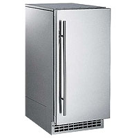 Inventory Clearance! - Scotsman SCN60PA-1SS Outdoor Nugget Ice Maker 80 lbs. Drain Pump  - Stainless Steel Cabinet and Door