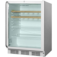 5.5 cf Glass Door Refreshment Center