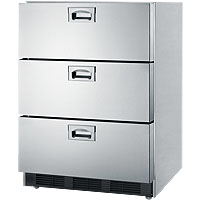 Summit SP6DBS7ADA Three-Door Refrigerator