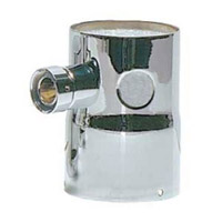 Single Product Tower Adapter - 2 Holes, 1 Shank Assembly - Chrome