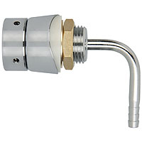 Stainless Steel Elbow Shank Assembly with Long Down Tube