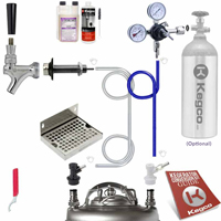 Ultimate Door Mount Home Brew DIY Kegerator Keg Tap Conversion Kit