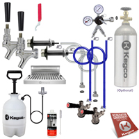 Ultimate Door Mount Kegerator Two Keg Tap Conversion Kit