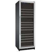 FlexCount Series 177 Bottle Single Zone Built-in Wine Refrigerator with Stainless Steel Door - Right Hinge