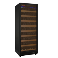 Vite Series 99 Bottle Single Zone Freestanding Wine Cooler Refrigerator with Black Door - Right Hinge