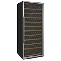 Vite Series 305 Bottle Single Zone Freestanding Large Capacity Wine Refrigerator with Stainless Steel Door - Right Hinge