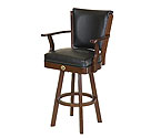Anheiuser Busch Budweiser&reg; Bowtie Bar Stool w/ Backrest - AB-53110