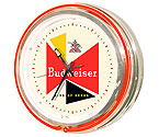 Budweiser&reg; AB-56605 - Retro Neon Clock