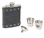 Harley Davidson&reg; HDL-18505 - Motorcycles Flask Gift Set