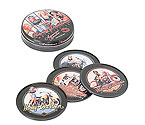 Harley-Davidson American Beauty Coaster Set - HDL-18507