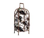 Cascade Vineyard 7-Bottle Wine Rack