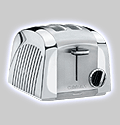Cuisinart CMT-200P Cast Metal 2-Slice Toaster - Chrome