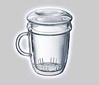 Bodum K4309-10 The De Chine Glass Personal Infuser & Tea Cup