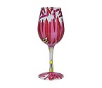 Loves Me, Loves Me Not Wine Glass by Lolita Love My Wine Stenware Collection