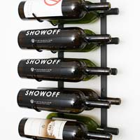 18 Magnum / Champagne Bottle Wine Rack - Chrome Finish