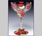 Lolita Love My Margarita Glass - Pomegranate Margarita Glass