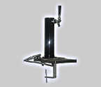 D4743TBKCO Single Faucet Clamp-On Draft Beer Tower - Black