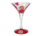 Pomegranate Martini Glass by Lolita Love My Martini Glass