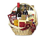 Premium Wine & Gourmet Basket - 1 Bottle Champagne