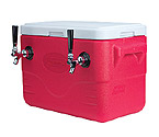 CB282R - Double Faucet Jockey Box - 28 Quarts, Two 50-ft. Stainless Steel Coils