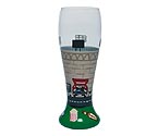 Tailgate Party Pilsner Glass by Lolita Gotta Love Beer Collection