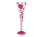 Who Needs a Man? Champagne Flute Glass by Lolita Champagne Moments Collection