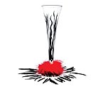 Wild Child Champagne Flute Glass by Lolita Champagne Moments Collection