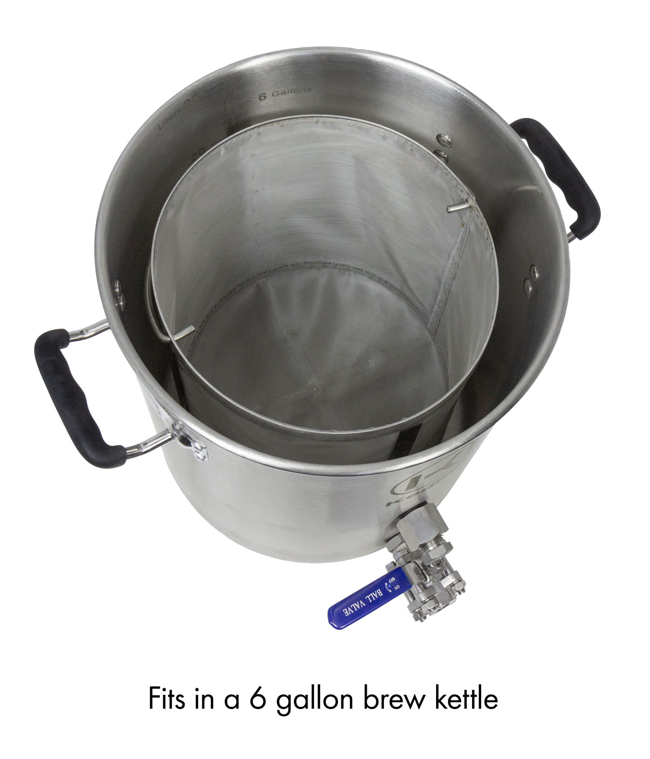 Kegco XMB6 Stainless Steel ColdBrew Iced Coffee Filter Basket for 6